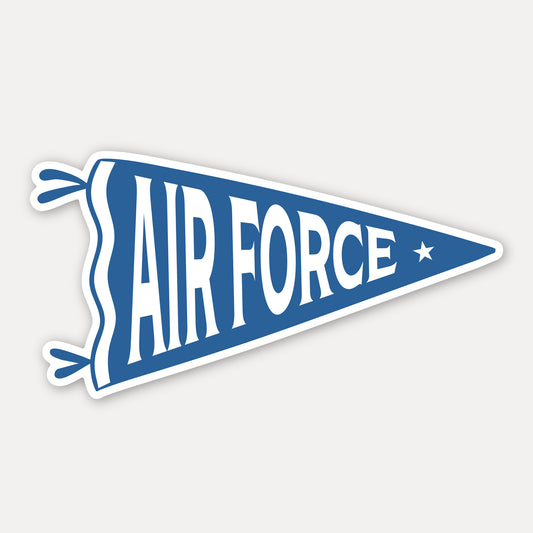 Air Force Pennant Vinyl Sticker