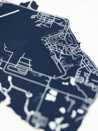 MacDill Air Force Base Map Print | Home Base Maps