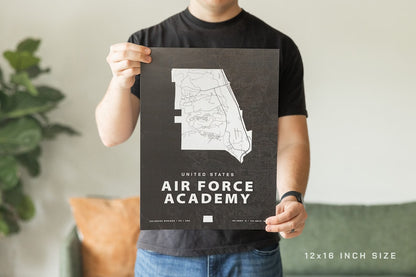 Air Force Academy Map Print