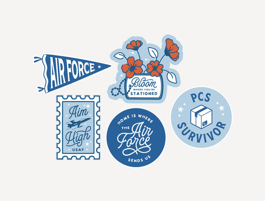 Air Force Vinyl Sticker Pack
