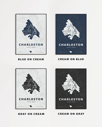 Joint Base Charleston Map Print